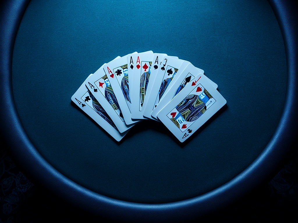 Vista técnica de mesa de blackjack