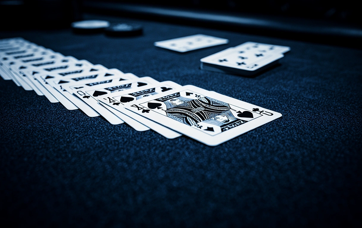 Detalle de mesa de juego